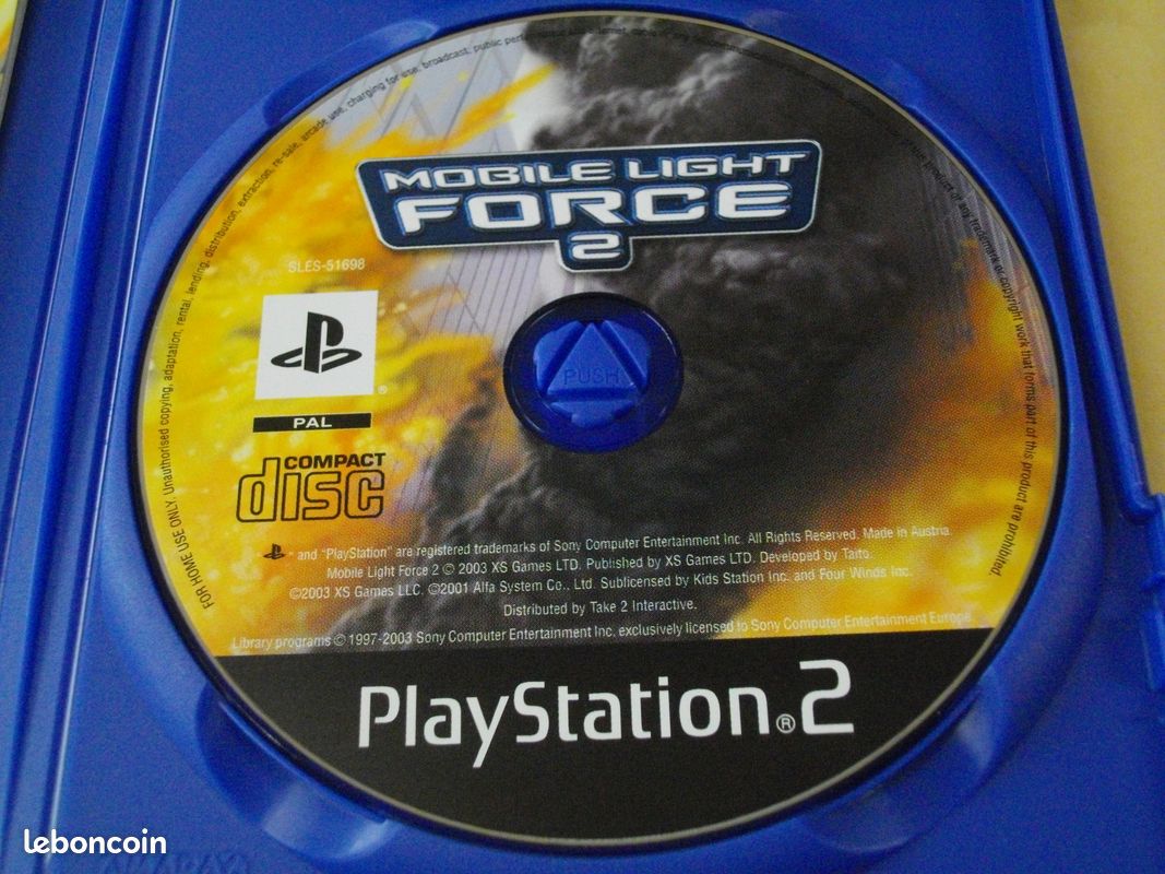 Jeu Sony Playstation 2 PS2 Mobile Light Force 2 MLF - Jeux vidéo