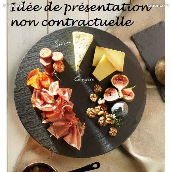 Planche à fromage en ardoise - planche à découper pour charcuterie