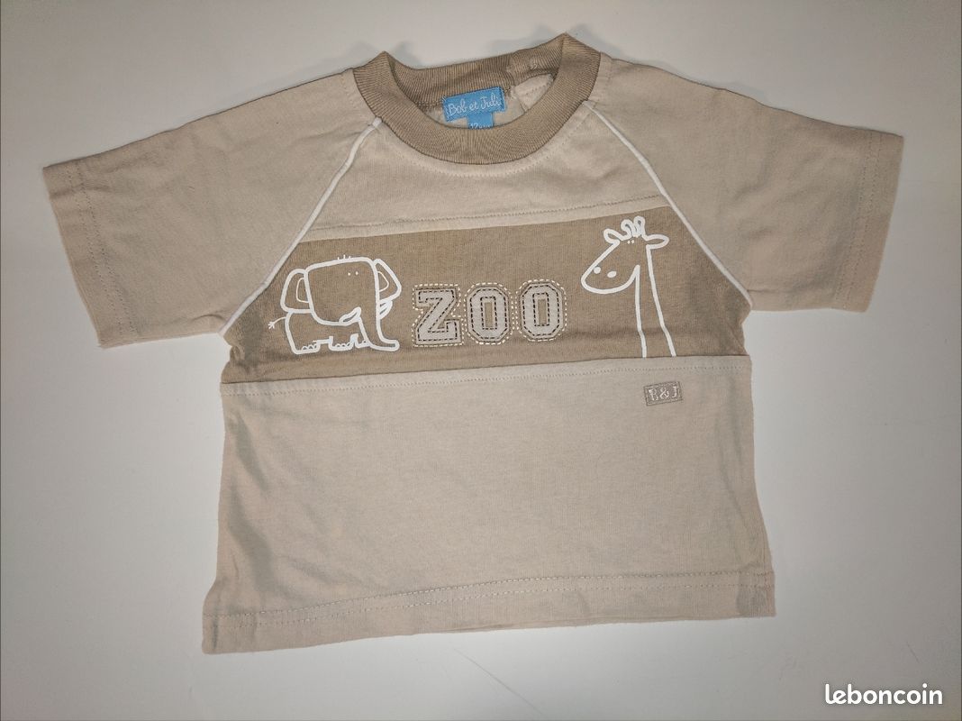 Différents t-shirt manches courtes 12 mois (image 3)