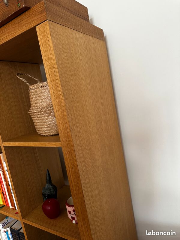 Bibliothèque en bois avec 16 cases Habitat (image 7)