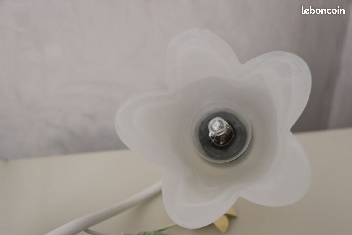 Ensemble lustre en métal peint + lampe de chevet (assortis) (image 9)