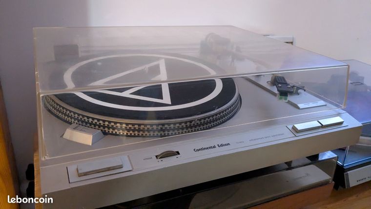 Platine Vinyle Tangentielle Continental Edison TLT9152 – Révisée, Garantie 1 An