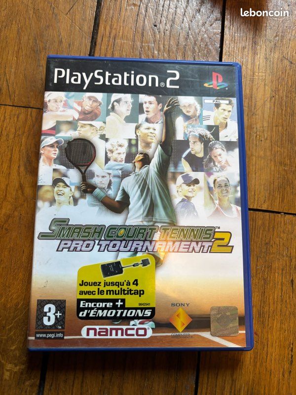 Jeu PS2 Smash Court Tennis Pro Tournament 2 - Version PAL, Complet En Boîte