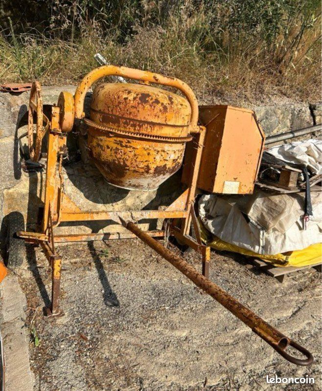 Bétonnière 160 litres moteur thermique (image 1)