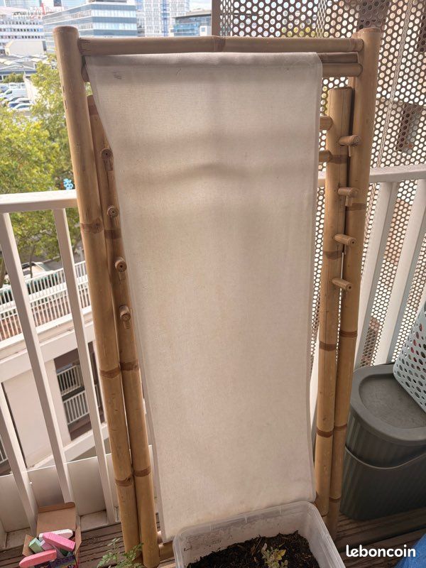 Lot de 2 Transats en Bambou d'Occasion – Style Naturel et Pliable (image 2)