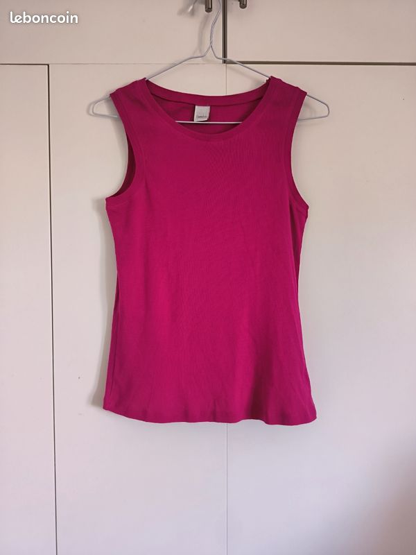 Débardeur rose camaïeu été (image 3)