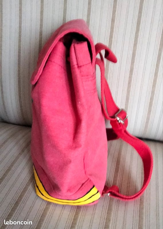 Sac à Main Snoopy Vintage Des Années 90 - Neuf Avec étiquettes, Rouge, Matière Polyester