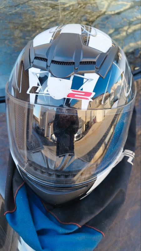 Casque Moto avec Housse de Protection - Équipement moto