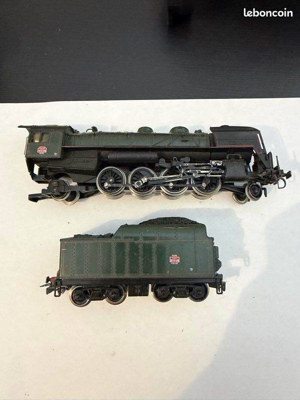 Locomotive Vapeur Jouef 141 R 416 – SNCF Verte – Echelle H0 1:87 – Occasion