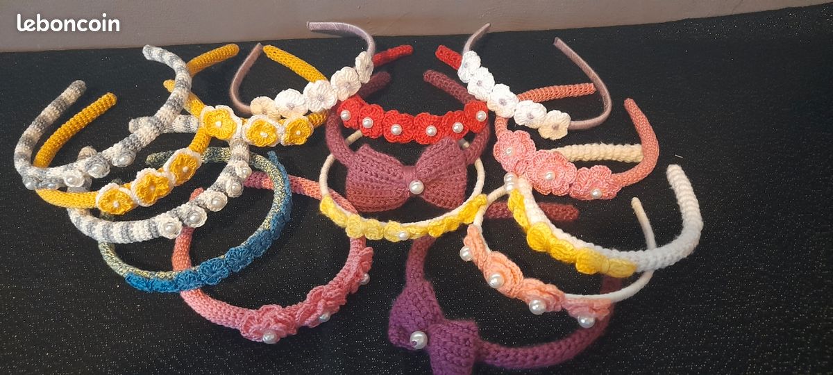 Serre tête fille crochet (image 1)