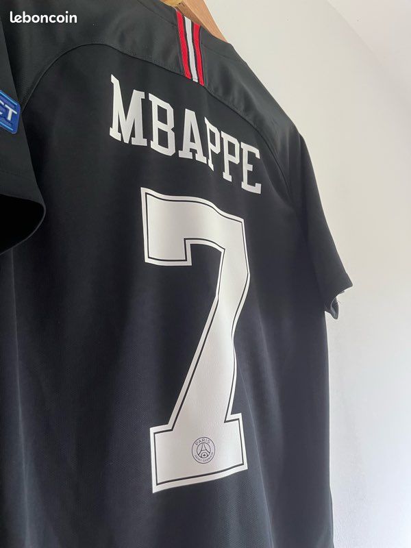 Flocage Officiel Paris Saint-Germain Di Maria 2018/2019 - Maillot Third Noir