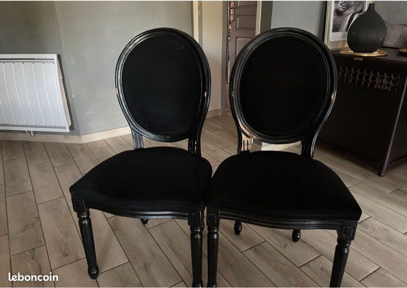 6 Chaises médaillons (image 1)