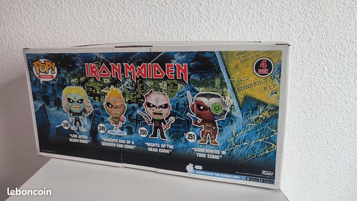 Funko Pop! Iron Maiden - Pack Spécial 4 Figurines - Édition Limitée 2020