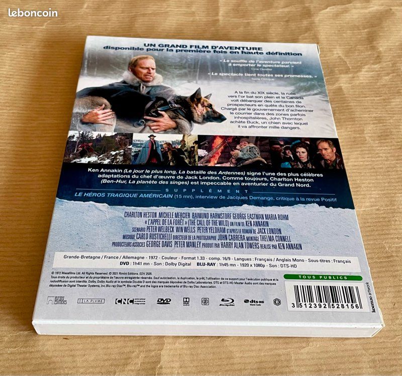 « L’appel de la forêt » blu-ray et dvd (image 2)