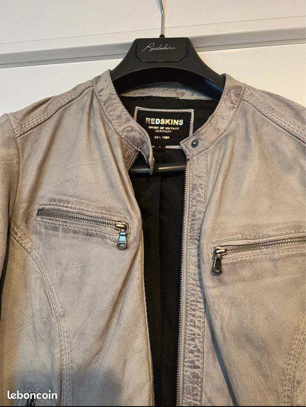 Veste Le Bon Coin VÃªtement Femme Occasion Veste En Cuir Grise