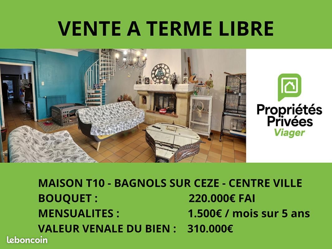 Immeuble 10 pièces 350 m² · à Bagnols-sur-Cèze · 350 m² · 220 000 €