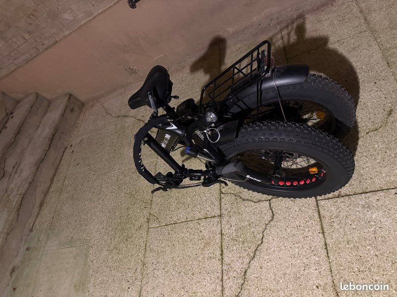 Vélo électrique Fatbike Velobecane Snow – état neuf (image 5)