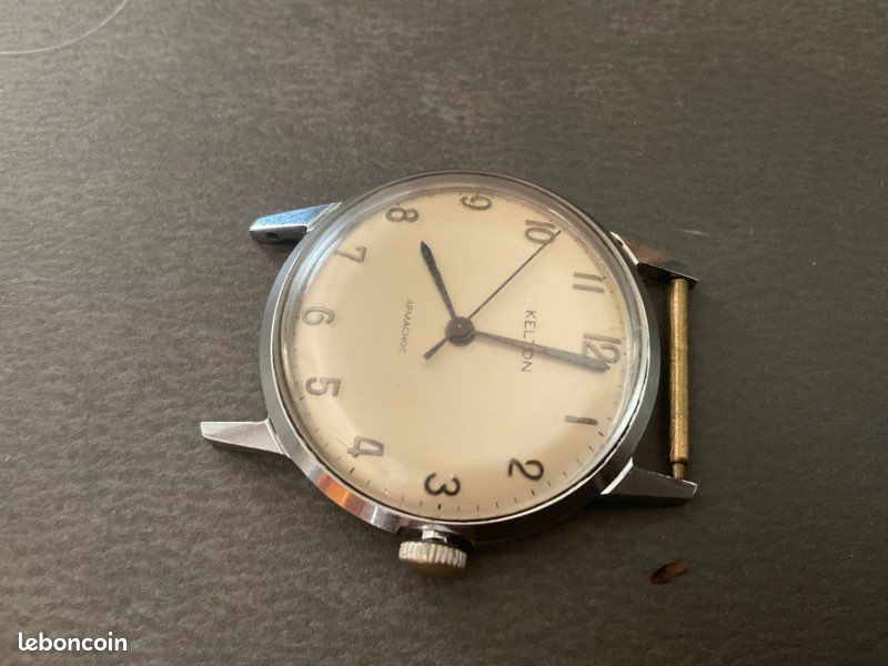 Montre Mécanique Vintage Kelton 547 - Occasion, Montre à Remontage Manuel, Style Rétro