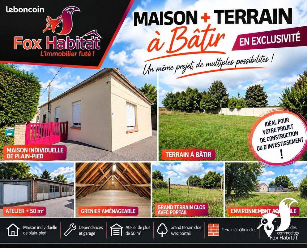 Maison 3 pièces 68 m² · à Récourt · 68 m² · 176 500 €