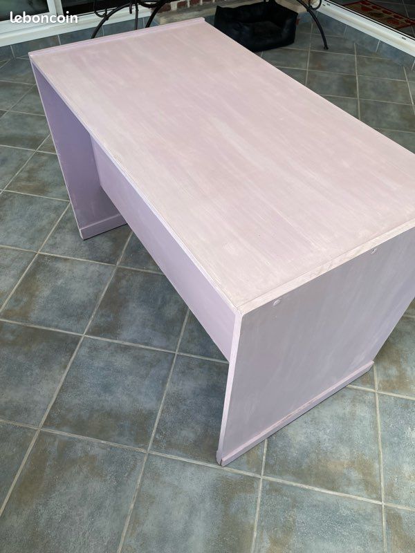 Bureau mauve 2 tiroir (image 4)