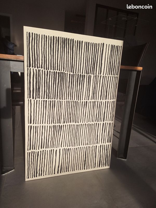 Toile écrue et noire Maisons du Monde (image 4)