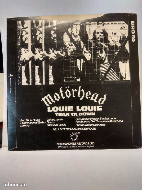 45 T Dédicace Motorhead 1983 (image 6)