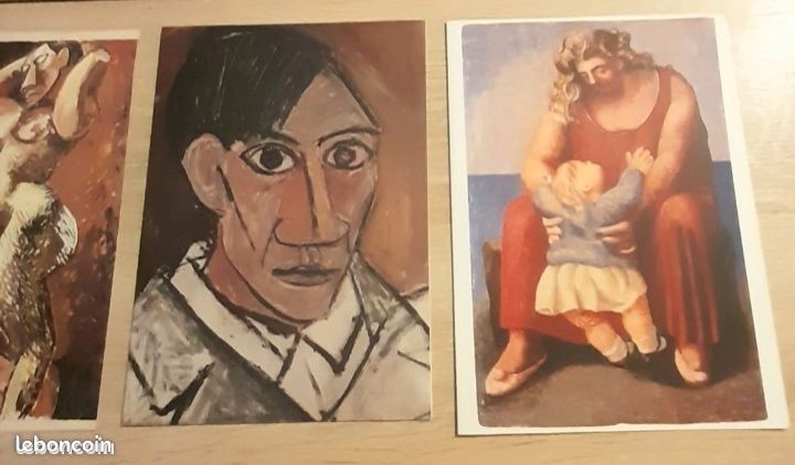 Lot numéro 2 Pablo Picasso 5 cartons invitation exposition (image 2)