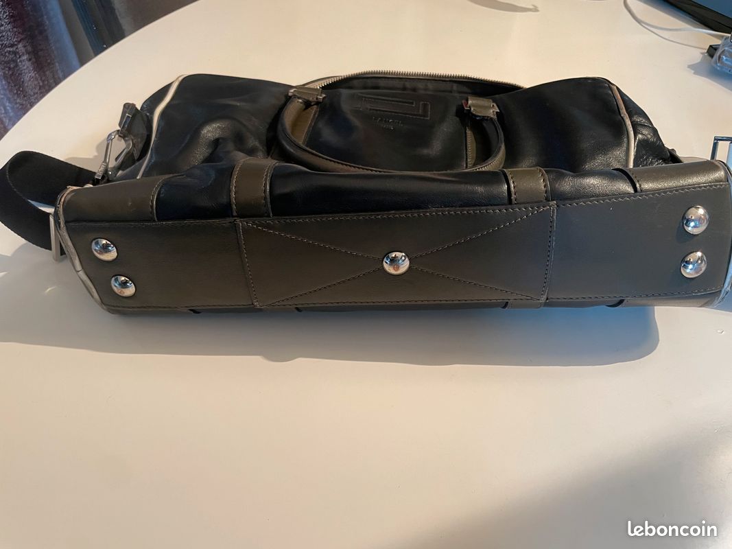 Porte Document Besace LANCEL noir (image 7)