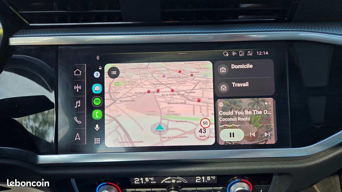 AUDI Q3 2.0 35 TDI 150ch S-LINE S-TRONIC - TOIT PANO - ANDROID AUTO CARPLAY - CUIR - COFFRE ELECTRIQUE (image 23)