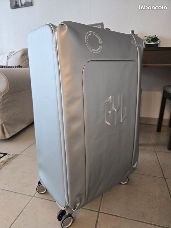 MISAKO Valise à roulettes - silver coloured/argenté