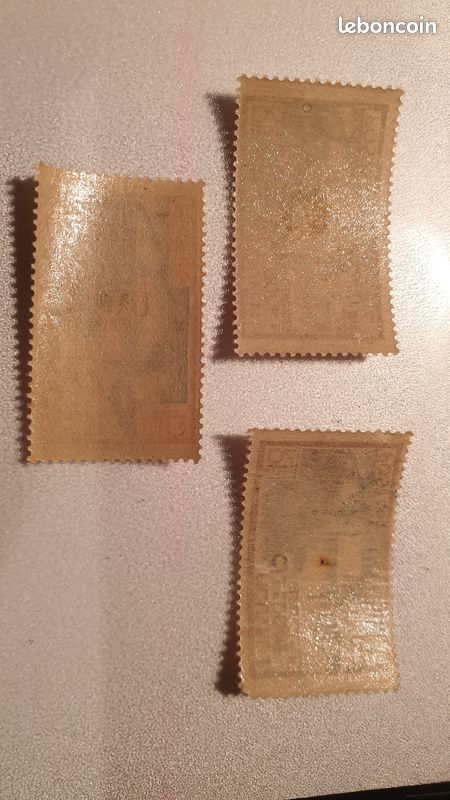 3 timbres 1930 Nouvelle-Calédonie (image 2)