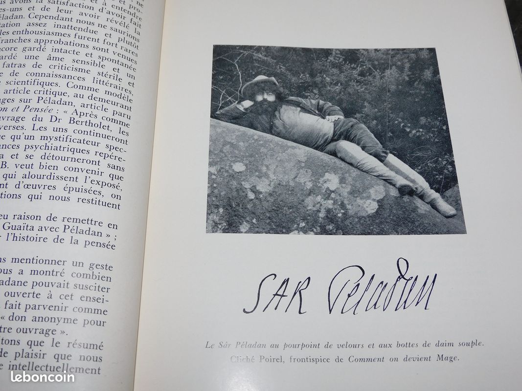 La pensée et les secrets du sâr joséphin péladan bertholet 1958 rose-croix occultisme ésotérisme art (image 4)