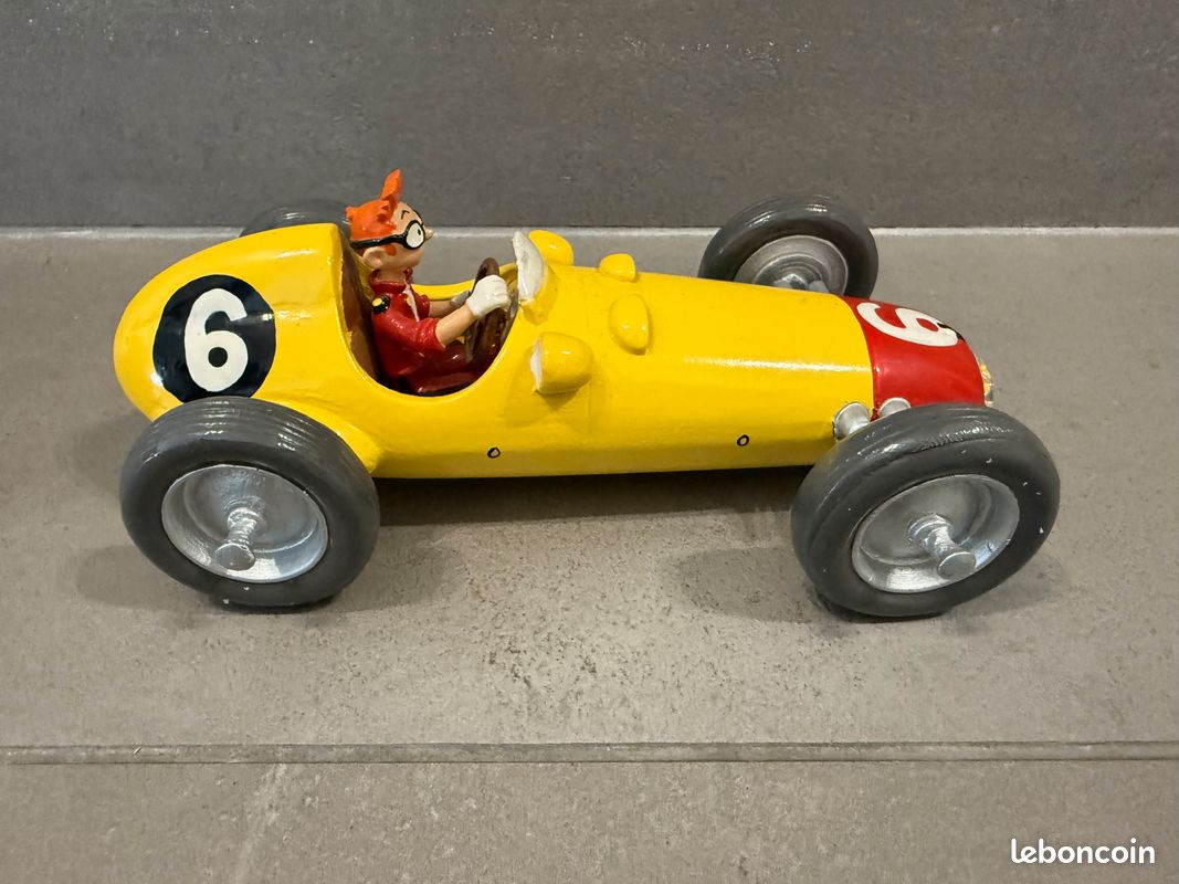 Ancienne Voiture En Tôle SPIRO – Jouet Mécanique Rétro 17cm, Fabrication Française