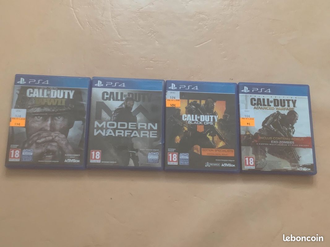 4 Jeux PS4 (image 1)