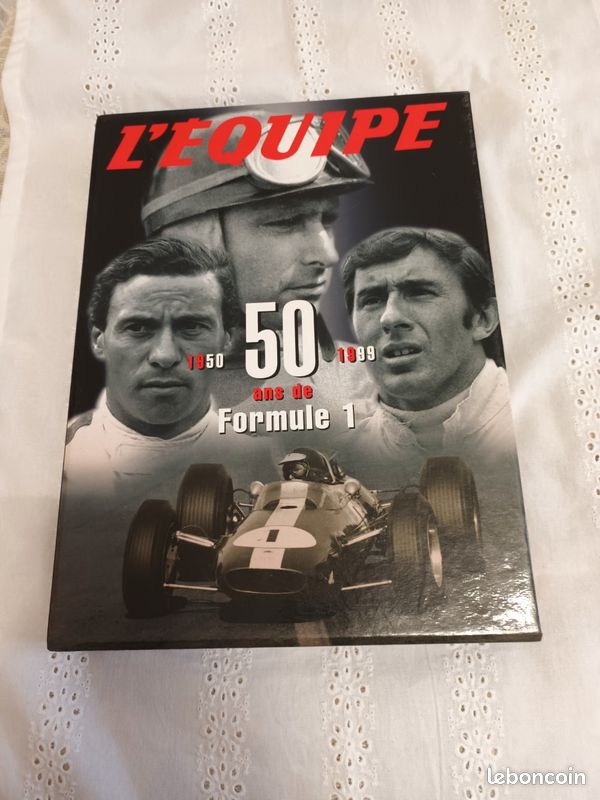 L'Equipe 50 ans de Formule 1 1950-1999 (coffret 2 vol.) | Collectif | Bon état