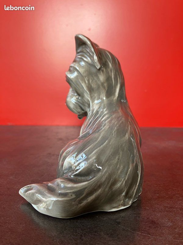 Fox-terrier en porcelaine de la manufacture de Carl Scheidig de 1950 (image 4)