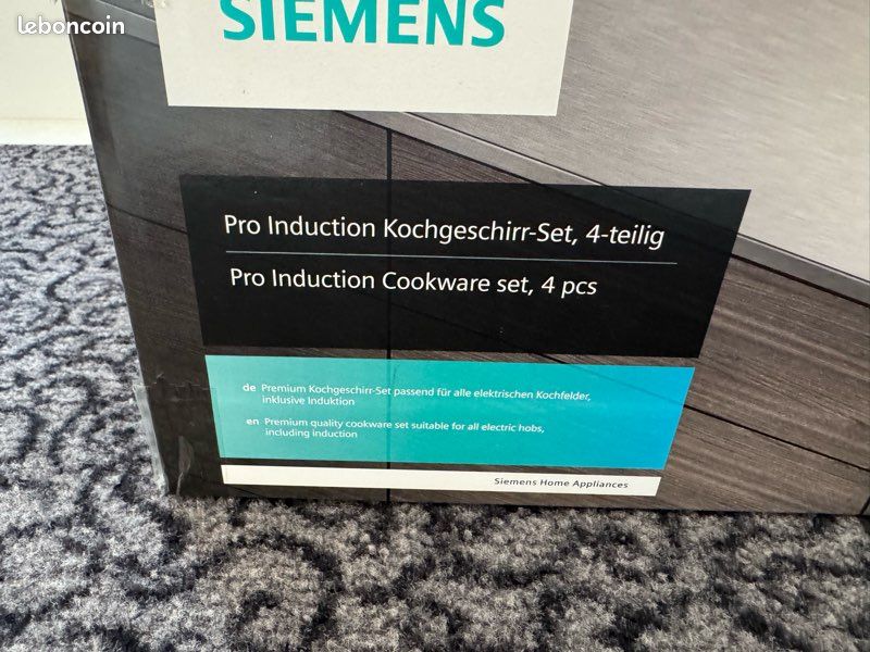 Batterie de cuisine Pro Induction Siemens NEUF (image 3)