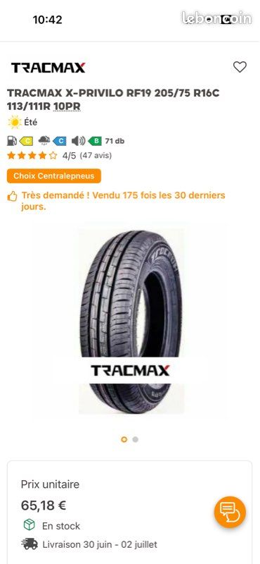 Jantes et pneus VW Crafter (image 3)