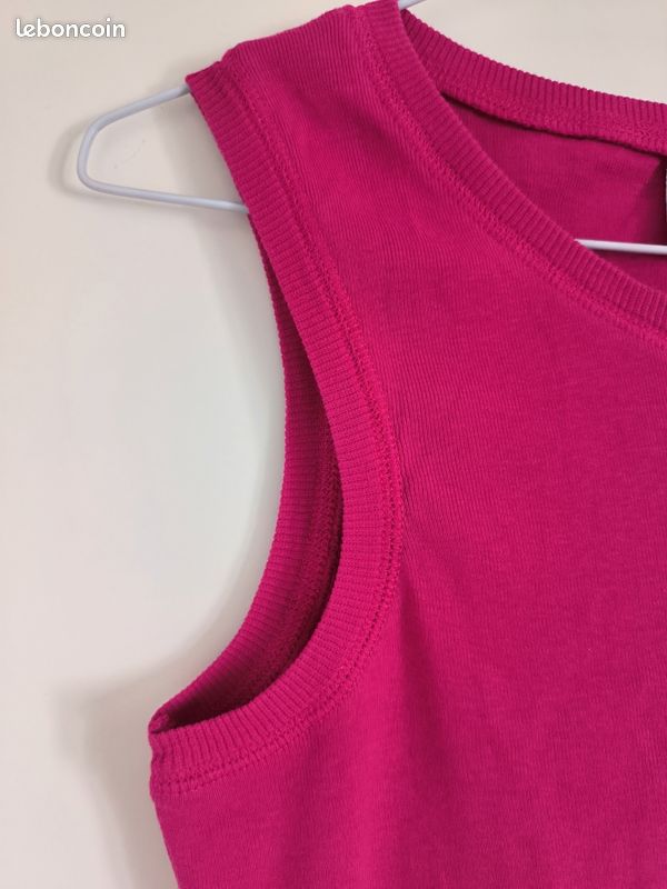 Débardeur rose camaïeu été (image 4)