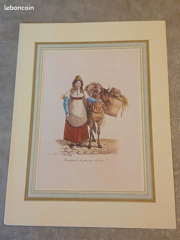 Estampe/lithographie signée Carle Vernet (image 1)