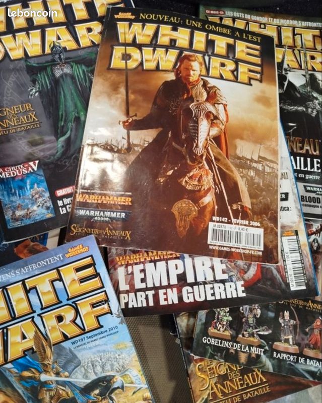Lot De Magazines De Jeux : White Dwarf N°160-161 & Ravage N°37 - Neuf