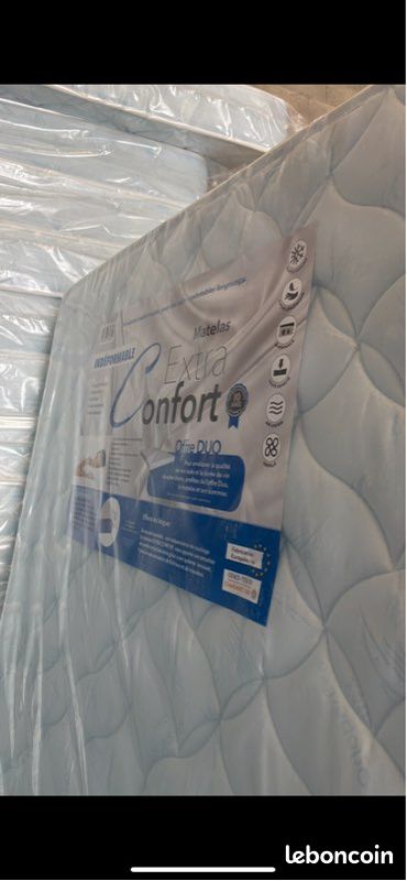 Vente matelas + sommier (140x190) 1 (image 5)