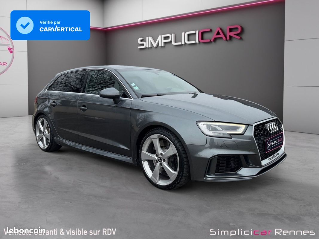 AUDI RS3 SPORTBACK 2.5 TFSI 400 QUATTRO S TRONIC 400Ch Garantie 12 mois (image 1)