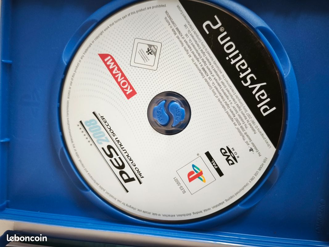 JAQUETTE PRO EVOLUTION Soccer 08 PES 2008 Sony Playstation portable PSP