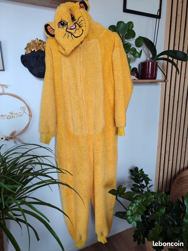 Simba Pyjama Chaud Femme Undiz Combinaison Pyjama Disney Simba