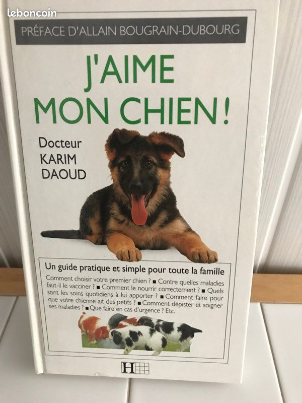 Livre j’aime mon chien très bon état (image 1)