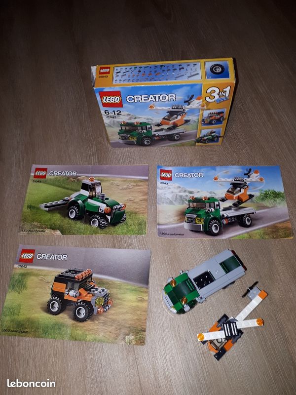 Lego Creator 31043 Le transport de l'hélicoptère (image 1)