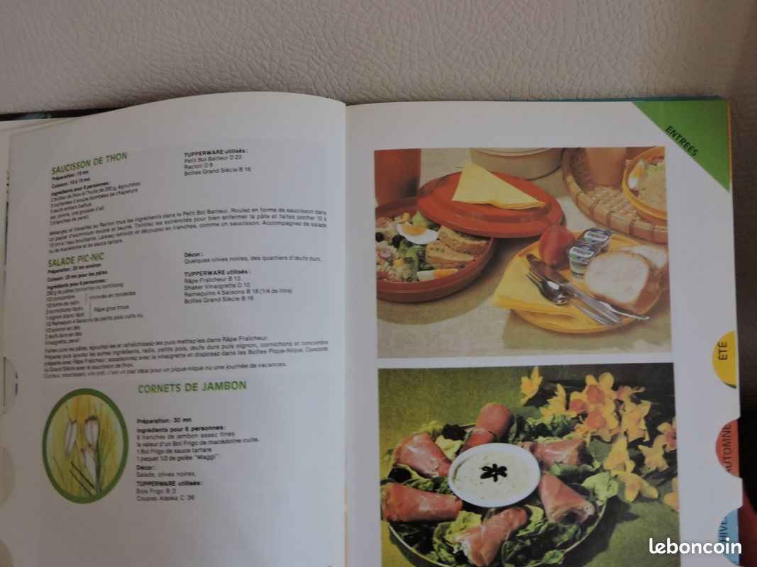 Livre Cuisine TUPPERWARE - Les 4 saisons de la cuisine - (image 2)