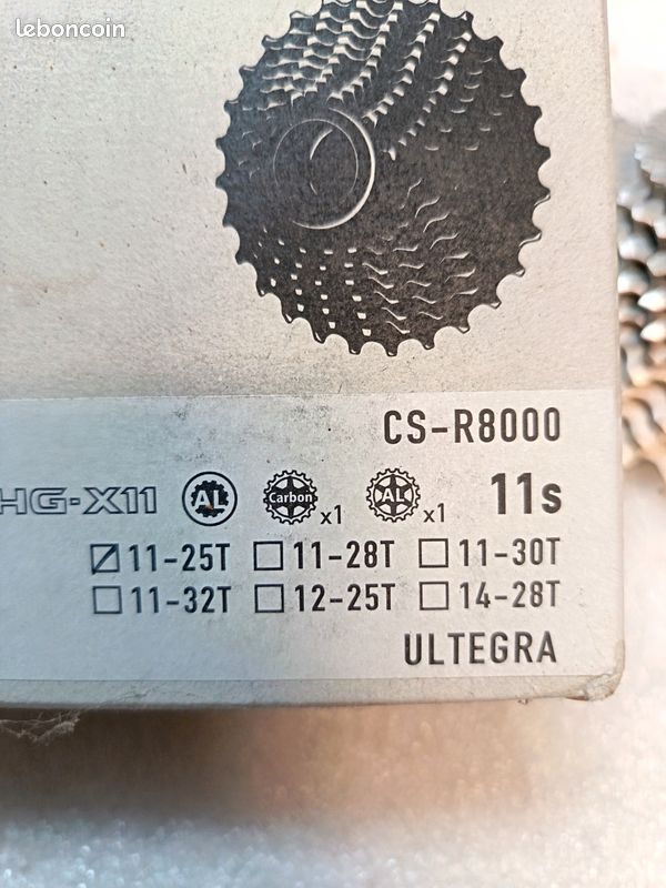 Achetez des Shimano Ultegra R8000 Cassette 11-32 Dent 11V - Argent chez HBS