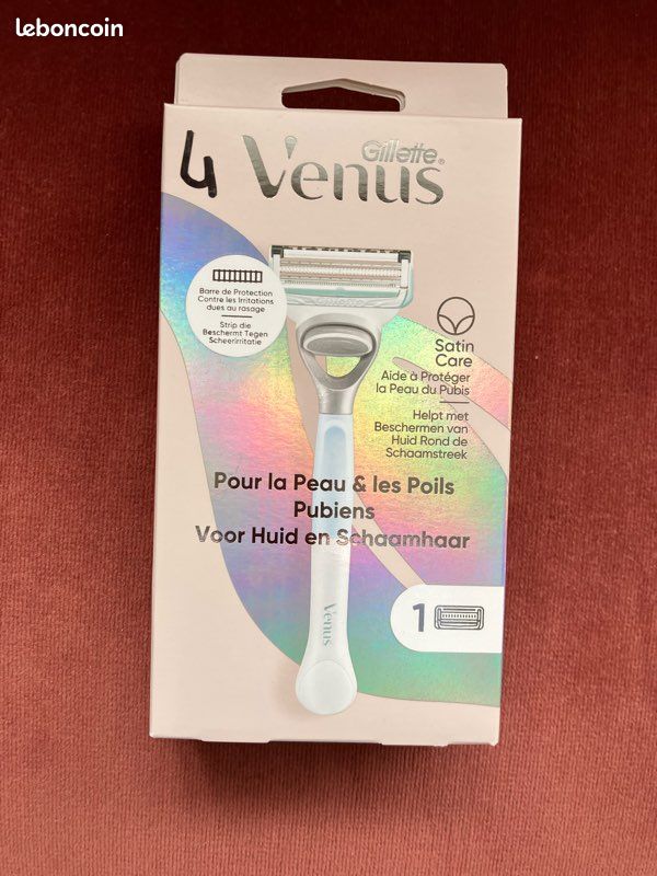 Pack Départ Rasoir Gillette VENUS + 2 Lames Satin Care - Pour Peau Et Zone Du Maillot